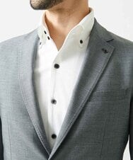 MNDAG03430 MICHEL KLEIN HOMME(ミッシェルクラン オム) 【セットアップ】オックスストレッチテーラードジャケット グレー