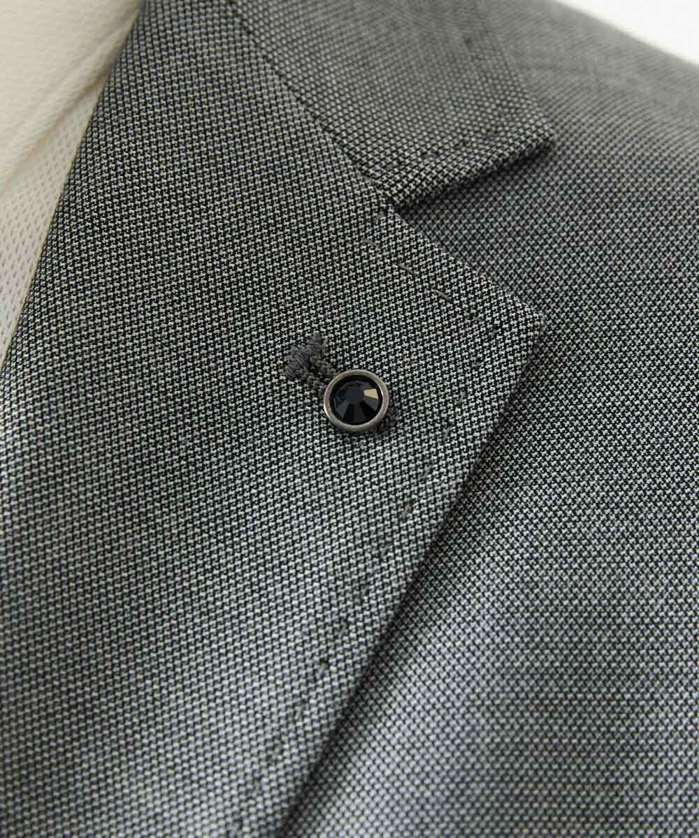 MNDAG03430 MICHEL KLEIN HOMME(ミッシェルクラン オム) 【セットアップ】オックスストレッチテーラードジャケット グレー
