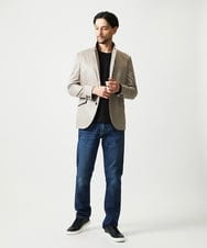 MNDAG59450 MICHEL KLEIN HOMME(ミッシェルクラン オム) スエードコンバーチブルジャケット ベージュ