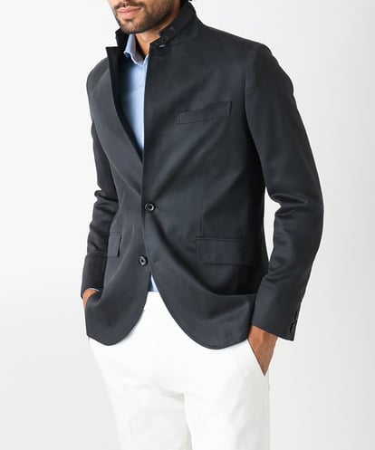 MNDAG59450 MICHEL KLEIN HOMME スエードコンバーチブルジャケット