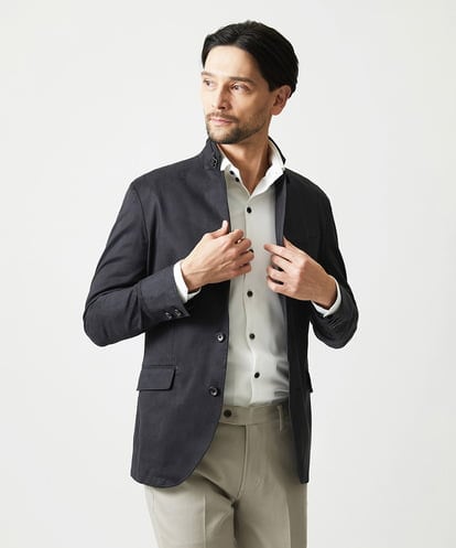 MNDAG59450 MICHEL KLEIN HOMME スエードコンバーチブルジャケット