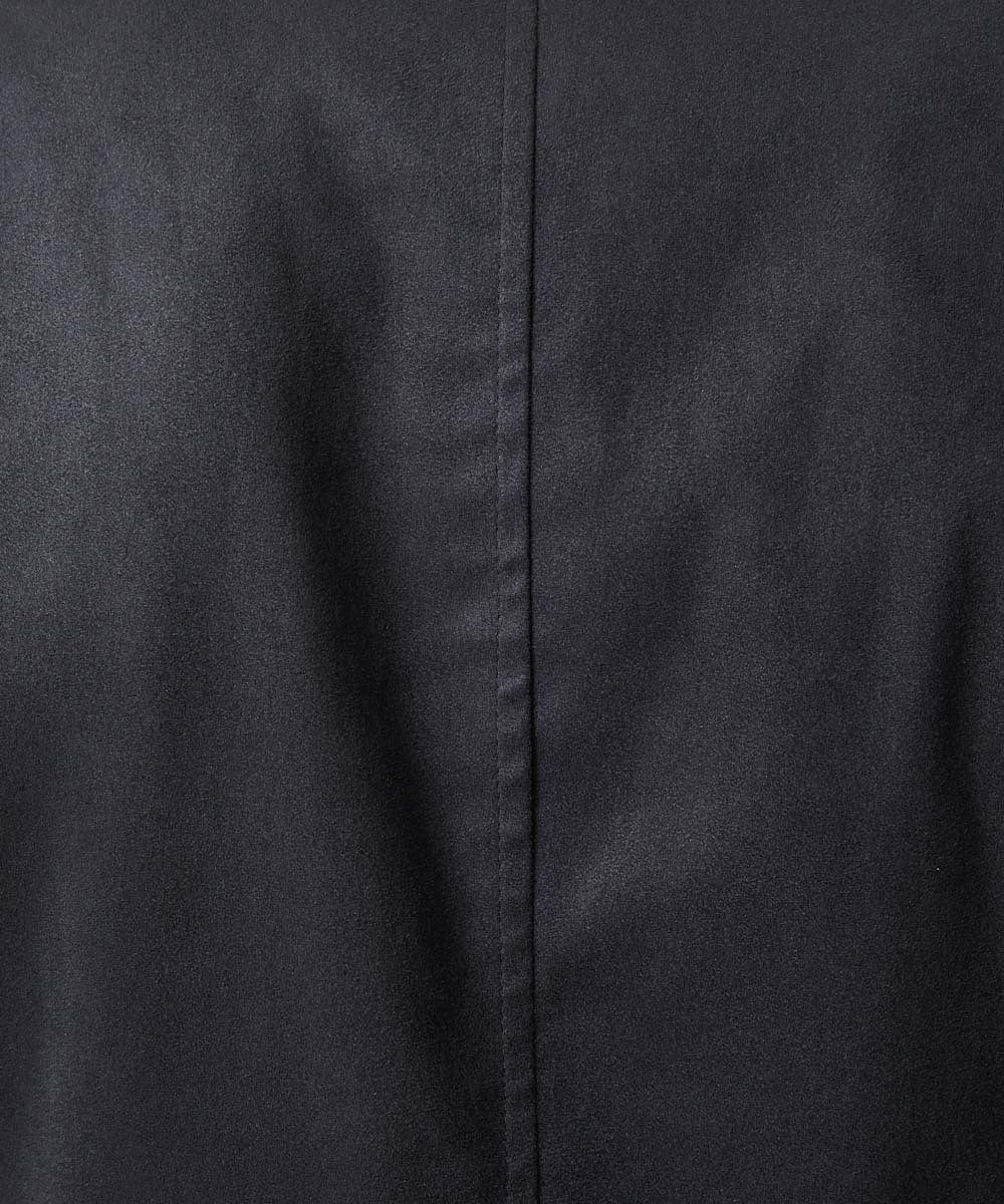 MNDAG59450 MICHEL KLEIN HOMME(ミッシェルクラン オム) スエードコンバーチブルジャケット ブラック