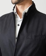 MNDAG59450 MICHEL KLEIN HOMME(ミッシェルクラン オム) スエードコンバーチブルジャケット ブラック
