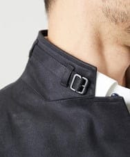 MNDAG59450 MICHEL KLEIN HOMME(ミッシェルクラン オム) スエードコンバーチブルジャケット ブラック