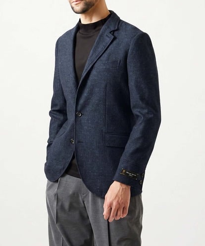 MNDAI51490 MICHEL KLEIN HOMME ウールコットンコンバーチブルジャケット