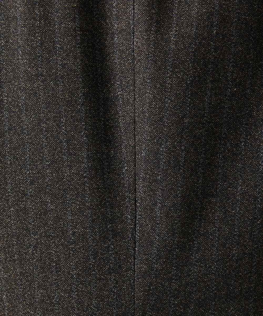 MNDAI53550 MICHEL KLEIN HOMME(ミッシェルクラン オム) ストライプ柄ウールコットンダブルジャケット ブラウン