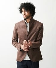MNDAS45450 MICHEL KLEIN HOMME(ミッシェルクラン オム) 【2022年モデル】ベジタブルスエードコンバーチブルジャケット ブラウン(87)
