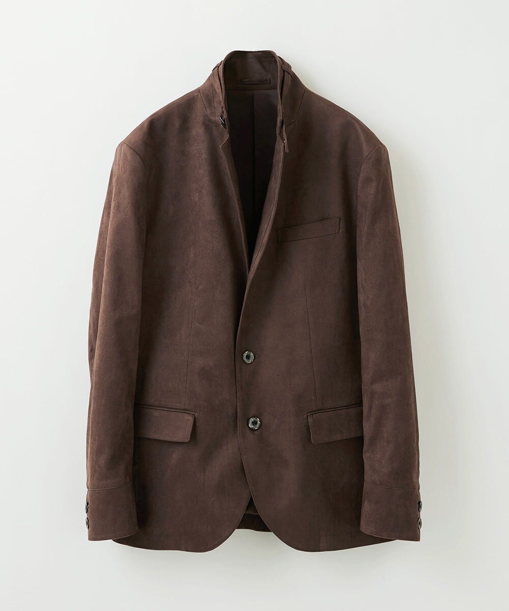 MNDAS45450 MICHEL KLEIN HOMME(ミッシェルクラン オム) 【2022年モデル】ベジタブルスエードコンバーチブルジャケット ブラウン(87)