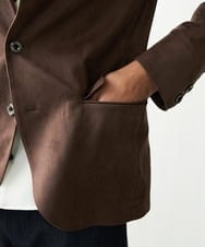 MNDAS45450 MICHEL KLEIN HOMME(ミッシェルクラン オム) 【2022年モデル】ベジタブルスエードコンバーチブルジャケット ブラウン(87)