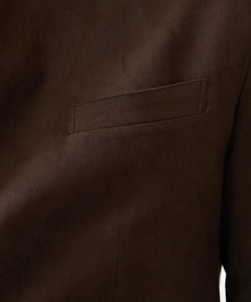 MNDAS45450 MICHEL KLEIN HOMME(ミッシェルクラン オム) 【2022年モデル】ベジタブルスエードコンバーチブルジャケット ブラウン(87)