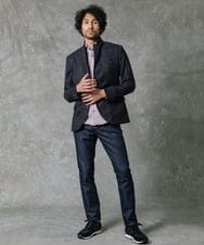 MNDAS45450 MICHEL KLEIN HOMME(ミッシェルクラン オム) 【2022年モデル】ベジタブルスエードコンバーチブルジャケット ブラック(94)