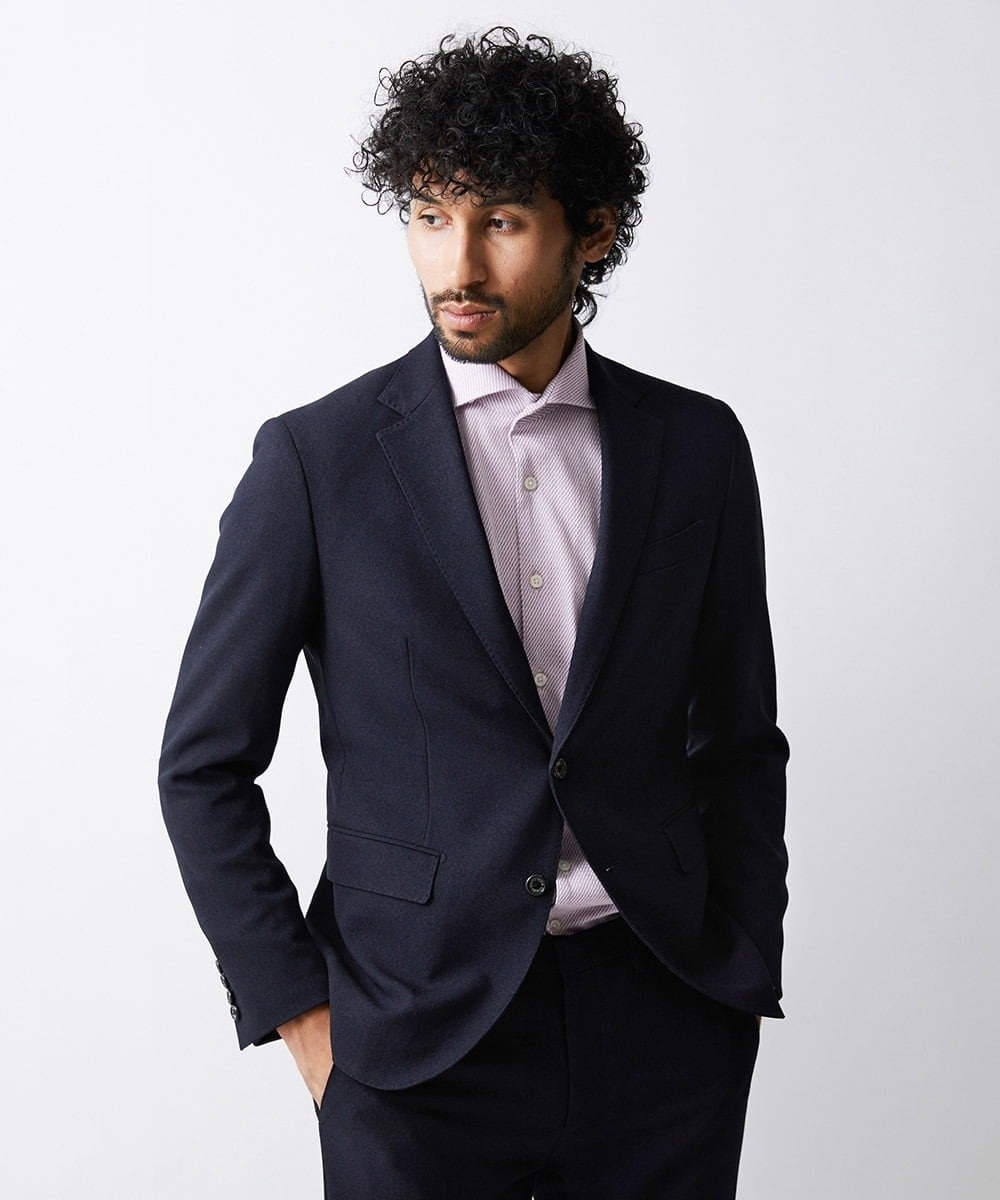 MNDAV01390 MICHEL KLEIN HOMME(ミッシェルクラン オム) 【2023年モデル】イージーケアジャケット ネイビー(58)