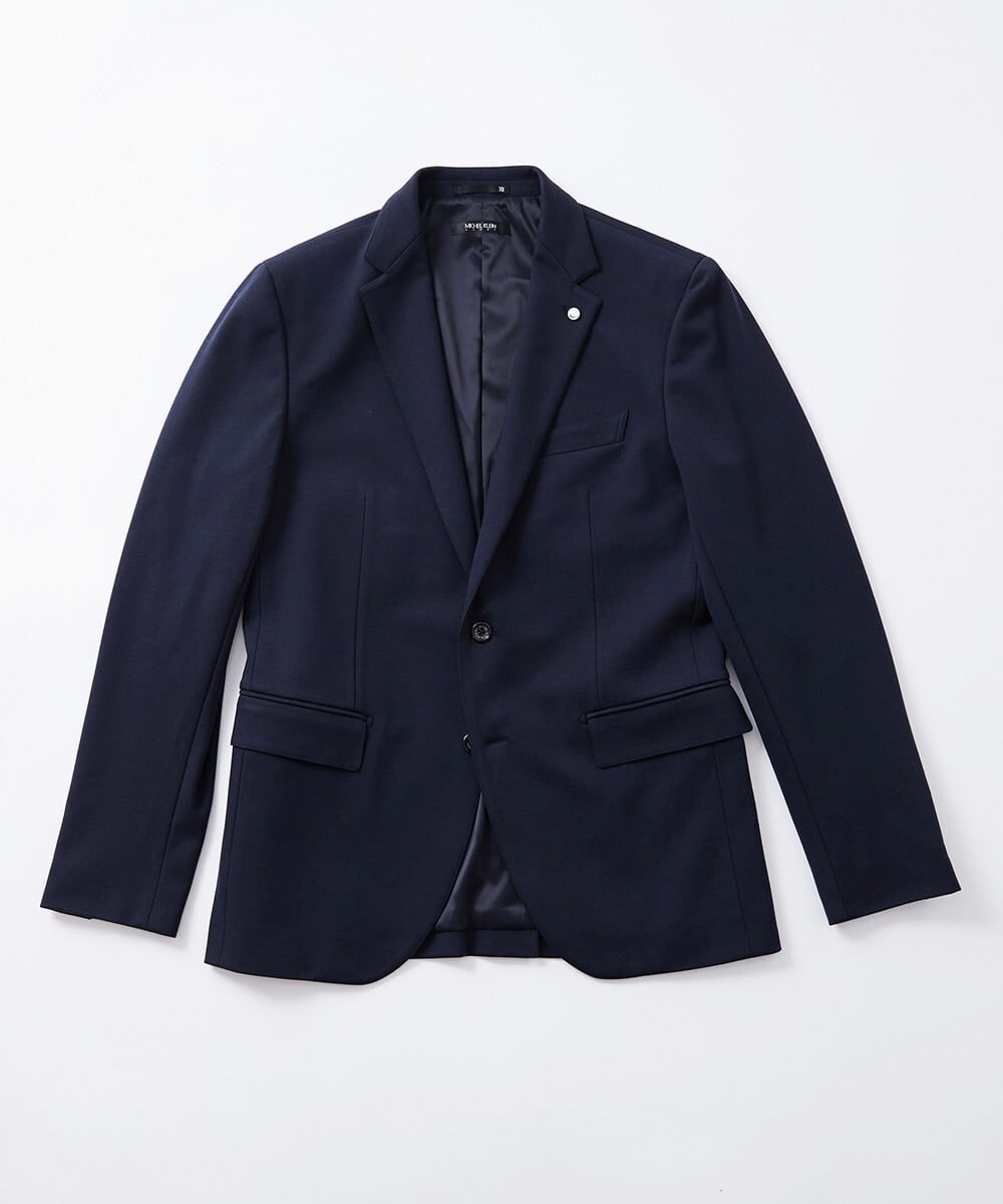 MNDAV08390 MICHEL KLEIN HOMME(ミッシェルクラン オム) ストレッチジャケット ネイビー(57)