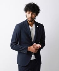MNDAV08390 MICHEL KLEIN HOMME(ミッシェルクラン オム) ストレッチジャケット ネイビー(57)