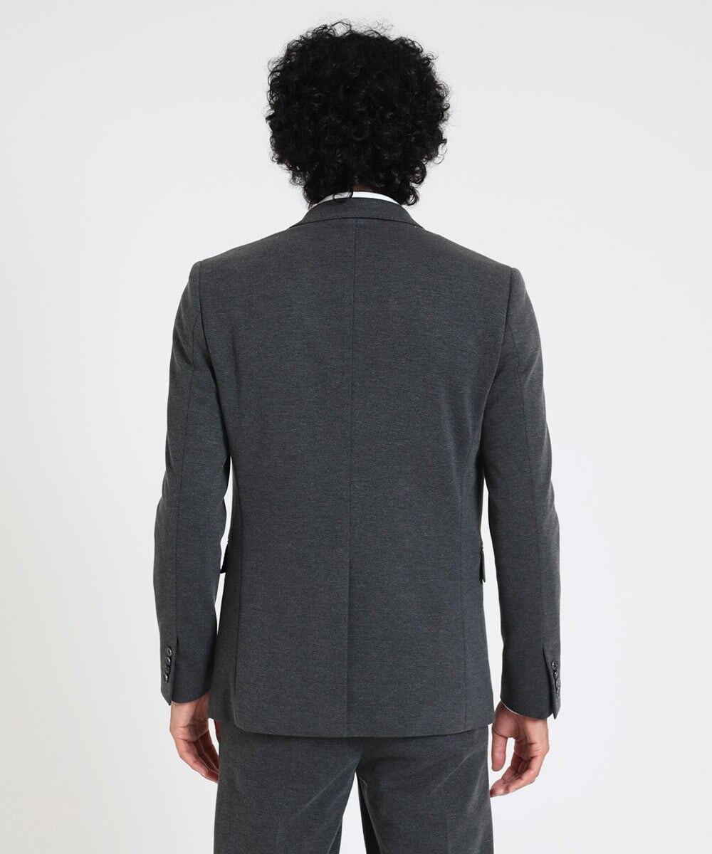 MNDAV08390 MICHEL KLEIN HOMME(ミッシェルクラン オム) ストレッチジャケット ダークグレー(93)