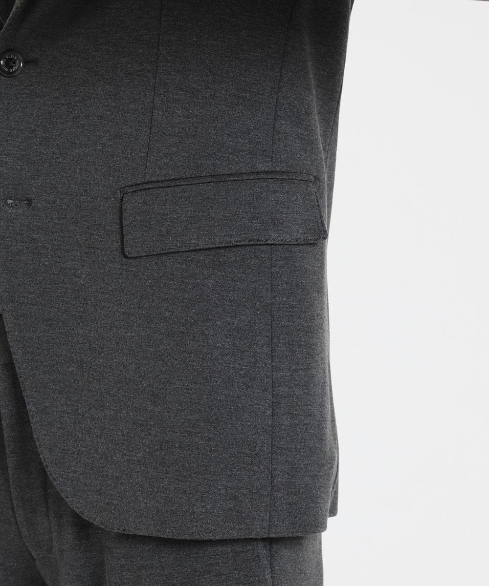 MNDAV08390 MICHEL KLEIN HOMME(ミッシェルクラン オム) ストレッチジャケット ダークグレー(93)