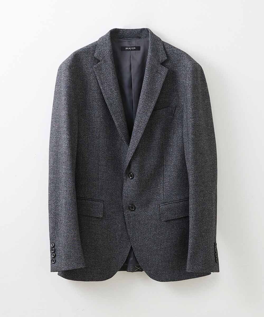MNDAV09390 MICHEL KLEIN HOMME(ミッシェルクラン オム) ウォームストレッチジャケット グレー(92)