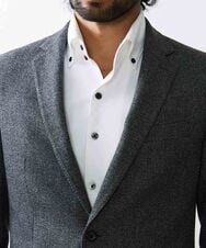 MNDAV09390 MICHEL KLEIN HOMME(ミッシェルクラン オム) ウォームストレッチジャケット グレー(92)