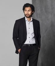 MNDAV09390 MICHEL KLEIN HOMME(ミッシェルクラン オム) ウォームストレッチジャケット ブラック(94)