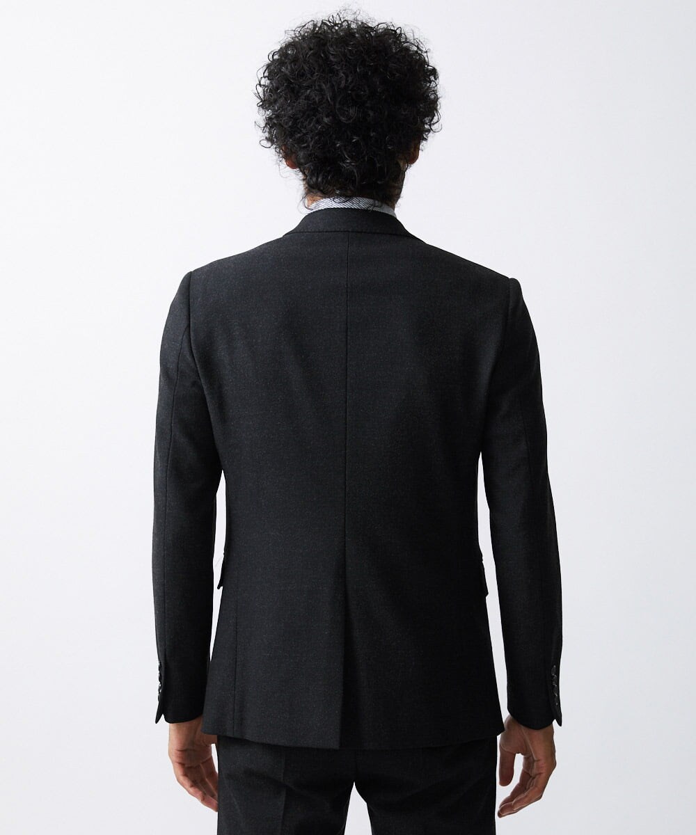 MNDAV09390 MICHEL KLEIN HOMME(ミッシェルクラン オム) ウォームストレッチジャケット ブラック(94)