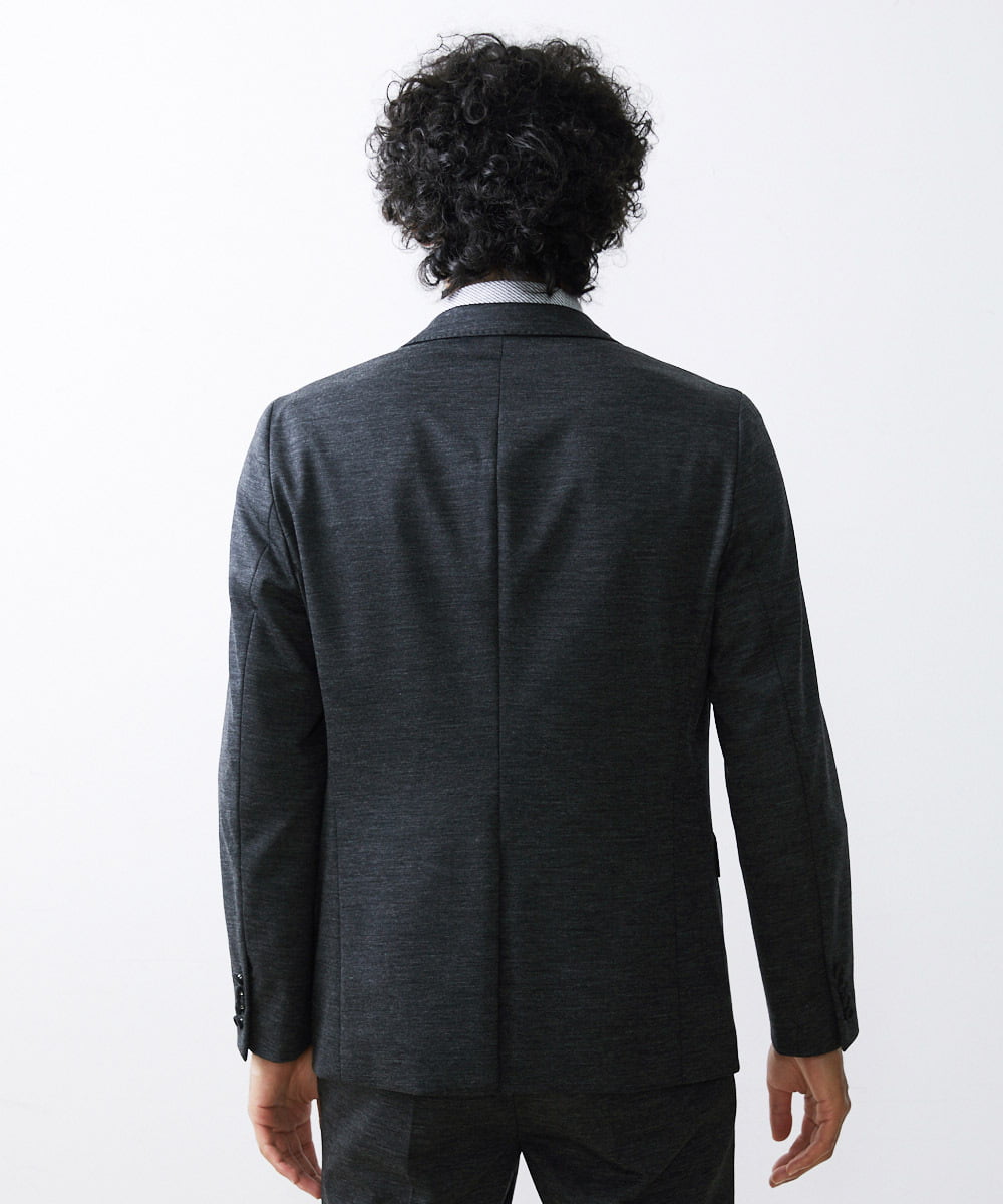 MNDAV16410 MICHEL KLEIN HOMME(ミッシェルクラン オム) BODY MAKE　ジャージジャケット グレー(92)