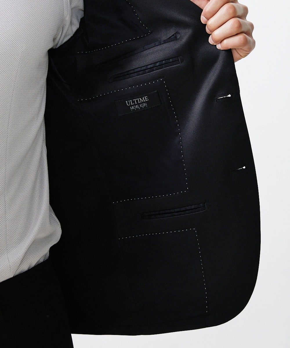 MNDAV80450 MICHEL KLEIN HOMME(ミッシェルクラン オム) フォーマルブラックジャケット ブラック(94)