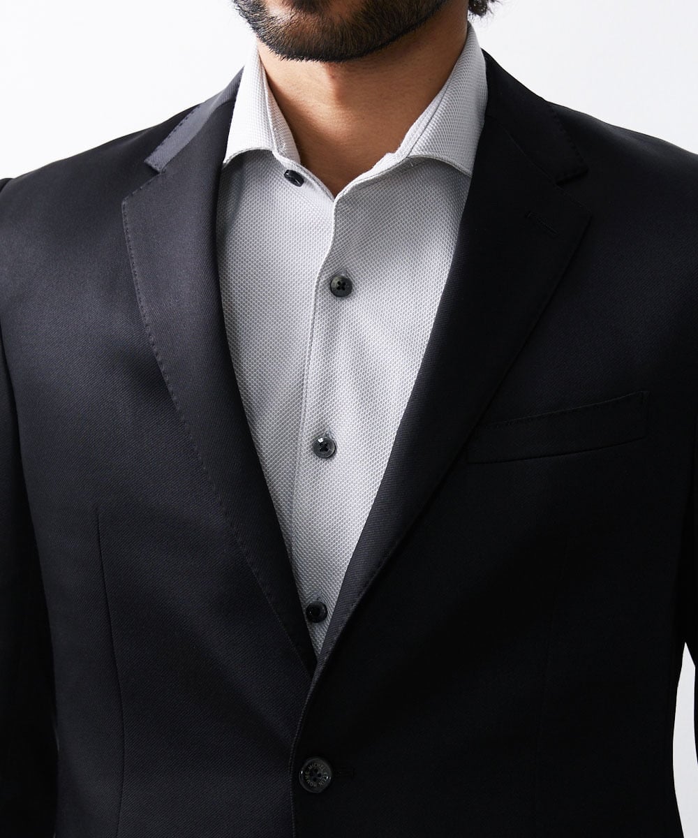 MNDAV80450 MICHEL KLEIN HOMME(ミッシェルクラン オム) フォーマルブラックジャケット ブラック(94)