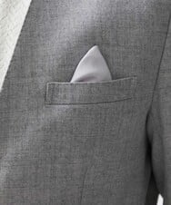 MNDAV82450 MICHEL KLEIN HOMME(ミッシェルクラン オム) ノーカラーダブルジャケット ライトグレー(91)