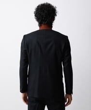 MNDAV82450 MICHEL KLEIN HOMME(ミッシェルクラン オム) ノーカラーダブルジャケット ブラック(94)
