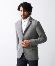 MNDAV84630 MICHEL KLEIN HOMME(ミッシェルクラン オム) ツイードコンバーチブルジャケット グレー(92)