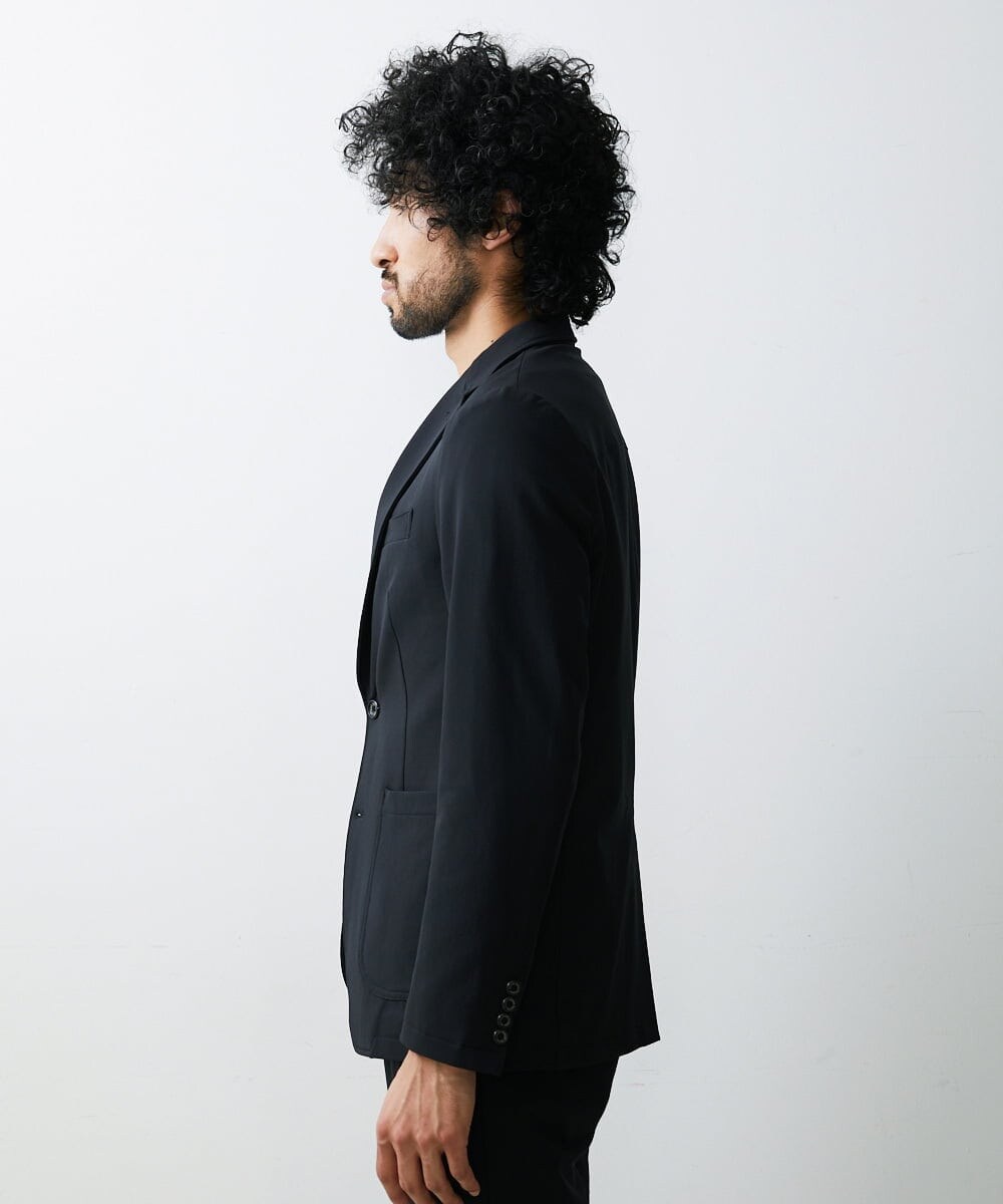 MNDAV85450 MICHEL KLEIN HOMME(ミッシェルクラン オム) ウォーターテックテーラードジャケット ブラック(94)