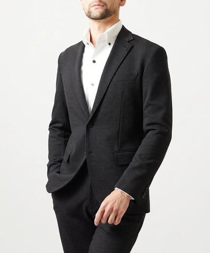 MNDCI05470 MICHEL KLEIN HOMME 【セットアップ】4WAYジャージテーラードジャケット