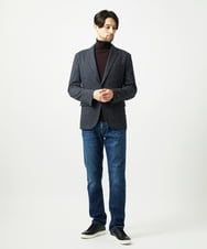 MNDCI06490 MICHEL KLEIN HOMME(ミッシェルクラン オム) 【セットアップ】グレンチェック柄テーラードジャケット ダークグレー
