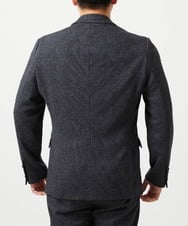 MNDCI07490 MICHEL KLEIN HOMME(ミッシェルクラン オム) 【BODY MAKE】【セットアップ】グレンチェック柄テーラードジャケット ダークグレー