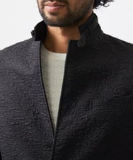 MNDDA51430 MICHEL KLEIN HOMME(ミッシェルクラン オム) ジャガードコンバーチブルジャケット セットアップ ブラック