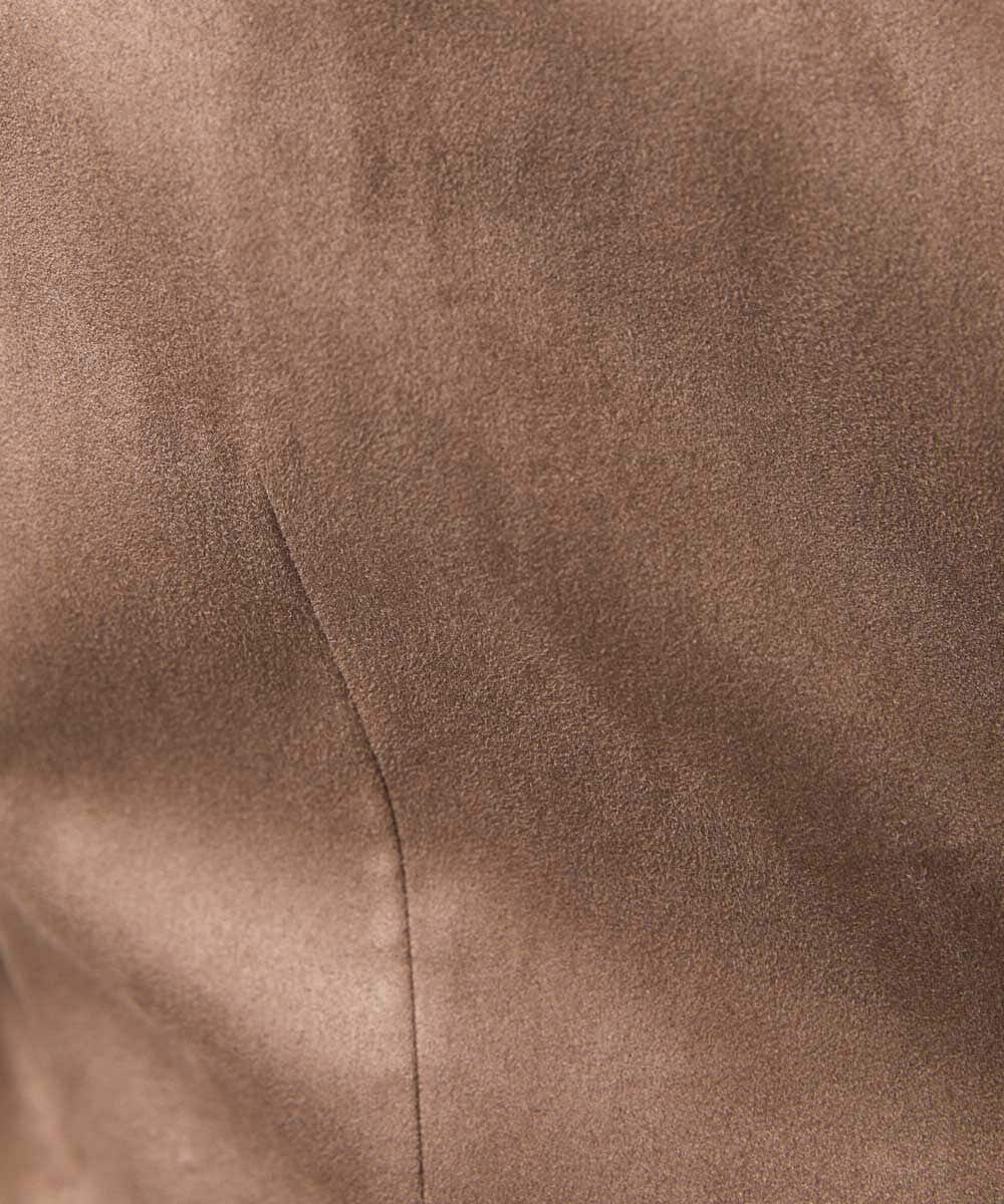 MNDDC59450 MICHEL KLEIN HOMME(ミッシェルクラン オム) スエードコンバーチブルジャケット ダークベージュ