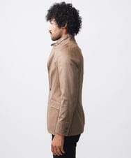 MNDDC59450 MICHEL KLEIN HOMME(ミッシェルクラン オム) スエードコンバーチブルジャケット ダークベージュ