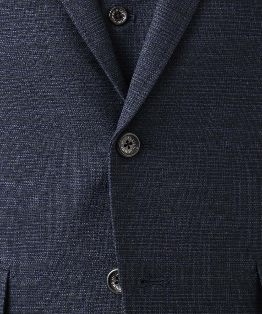 MNDDD01430 MICHEL KLEIN HOMME(ミッシェルクラン オム) 【セットアップ】3ピース対応テーラードジャケット ネイビー