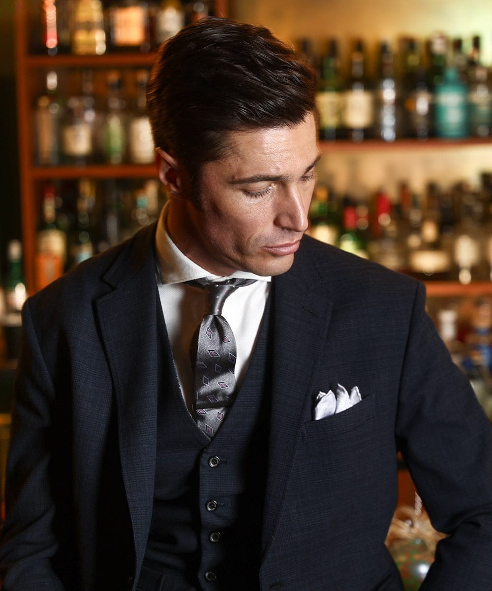 MNDDD01430 MICHEL KLEIN HOMME(ミッシェルクラン オム) 【セットアップ】3ピース対応テーラードジャケット ネイビー