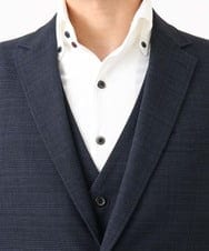 MNDDD01430 MICHEL KLEIN HOMME(ミッシェルクラン オム) 【セットアップ】3ピース対応テーラードジャケット ネイビー