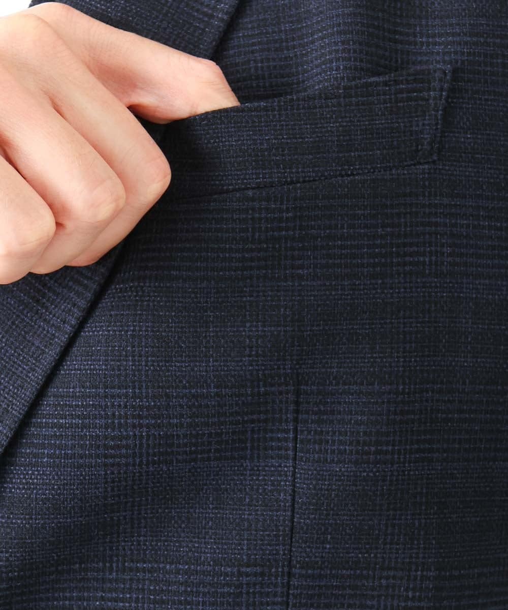 MNDDD01430 MICHEL KLEIN HOMME(ミッシェルクラン オム) 【セットアップ】3ピース対応テーラードジャケット ネイビー