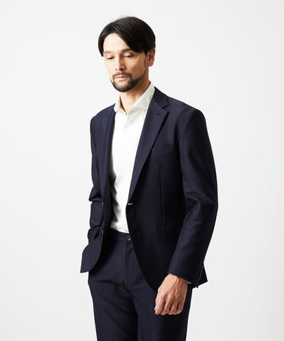MNDDD09430 MICHEL KLEIN HOMME トリコットストレッチテーラードジャケット
