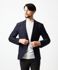 MNDDD09430 MICHEL KLEIN HOMME(ミッシェルクラン オム) トリコットストレッチテーラードジャケット ネイビー