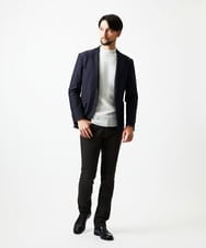 MNDDD09430 MICHEL KLEIN HOMME(ミッシェルクラン オム) トリコットストレッチテーラードジャケット ネイビー
