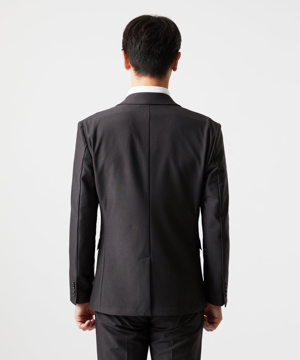 MNDDD09430 MICHEL KLEIN HOMME(ミッシェルクラン オム) トリコットストレッチテーラードジャケット ダークグレー