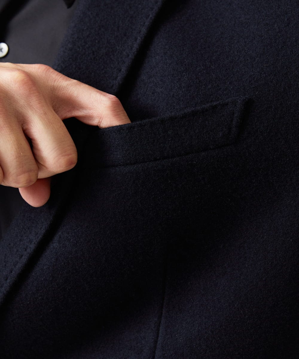 MNDDD60600 MICHEL KLEIN HOMME(ミッシェルクラン オム) ウールテーラードジャケット ネイビー