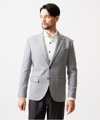 MNDDD60600 MICHEL KLEIN HOMME ウールテーラードジャケット