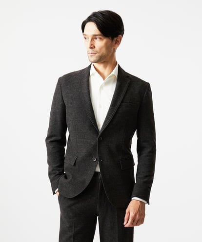 MNDDF05490 MICHEL KLEIN HOMME ストライプテーラードジャケット