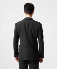 MNDDF05490 MICHEL KLEIN HOMME(ミッシェルクラン オム) ストライプテーラードジャケット ブラウン