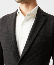MNDDF05490 MICHEL KLEIN HOMME(ミッシェルクラン オム) ストライプテーラードジャケット ブラウン